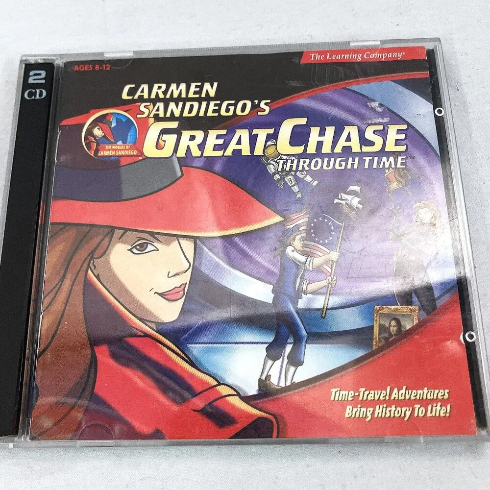 Carmen Sandiego's Great Chase Through Time PC Game (1999)